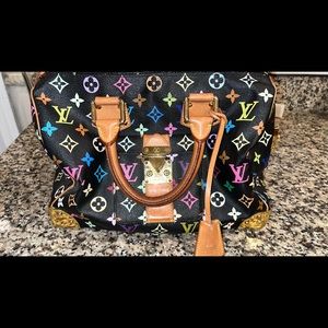 Louis Vuitton Speedy Handbag Monogram Multicolor
